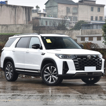 2023 السلامة الصينية الفاخرة سيارات الوقود الجديدة Chang&#39;an CS95 كبيرة الفضاء سيارات سيارات سيارات الطاقة توفير الطاقة للبيع للبيع